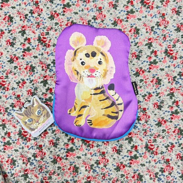 NathalieLete Satin pouch Tiger ナタリーレテポーチ