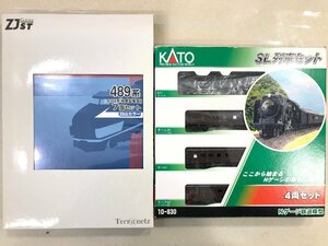 ◇動作確認済 KATO Nゲージ 10-830 SL列車セット 4両セット /おまけ ZJゲージ 489系 付き 鉄道模型 同梱不可　1円スタート