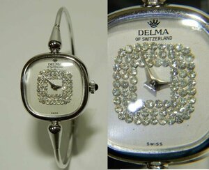 DELMA スイス製 稼働品 女性用 手巻 ２針 レターパックプラス可 0116W2G