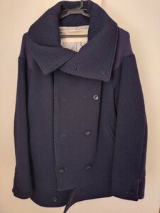 Alexander Lee ChangSAKASAMA P-COAT サカサマPコート ピーコート サイズ３ アレキサンダーリーチャン A　紺色