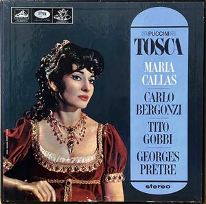 Puccini: Tosca プッチーニ：歌劇「トスカ」全曲 マリア・カラス 英 HMV EMI SAN 149-50 2LP BOX 初出