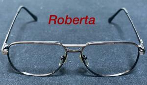 【昭和〜平成調】ROBERTA ロベルタ メガネフレーム Titan製 55ロ14
