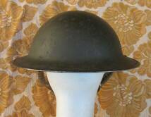 イギリス陸軍・Mk２ヘルメット　イギリス軍服軍帽MARKⅡマーク２鉄帽鉄兜ロンドンドーバー海峡ブロディヘルメットブリテン塹壕WW2ドイツ軍_画像4