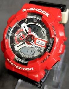 カシオ G-SHOCK GA-110RD 稼働品 CASIO