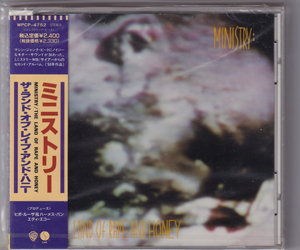新品未開封CD　ミニストリー　”ザ・ランド・オブ・レイプ・アンド・ハニー”　WPCP-4752