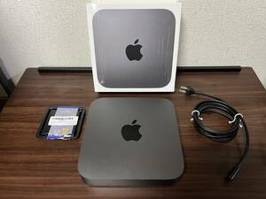 Macmini 2018 MRTR2J/A Space Gray/3.6GHz QC/128GB メモリ32GBに載せ替え中古　