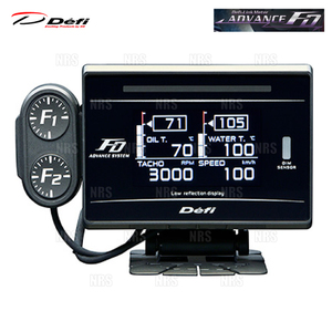 Defi Defi advance FD high luminance 2.5 -inch Full color TFT digital meter vehicle speed / octopus / turbo / intake manifold / oil pressure / fuel pressure / oil temperature / water temperature / exhaust (DF17801