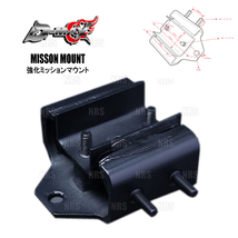 D-MAX ディーマックス 強化ミッションマウント 180SX/シルビア RPS13/PS13/S14/CS14/S15 SR20DE/SR20DET (DMEMSRMM1_画像1