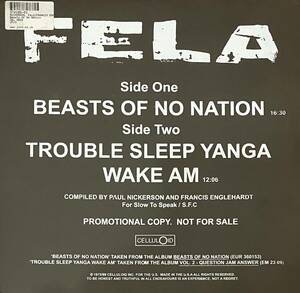 [ 12 / レコード ] Fela / Beasts Of No Nation ( Afro Beat / Funk / Soul ) Celebrate Life アフロビート ファンク ソウル