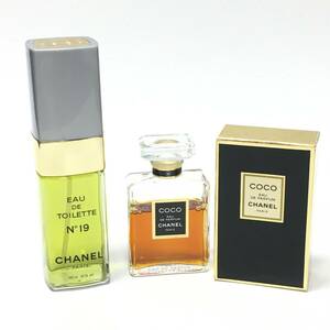 M11-550.551【2点】シャネル 香水 EAU DE TOILETTE No 19 100ml / COCO EAU DE PARFUM 50ml オードゥ トワレット パルファム CHANEL