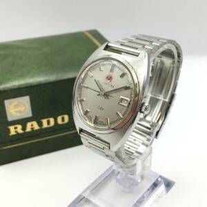 ◯K10-155 RADO/ラドー 990 3針 Date デイト メンズ 自動巻き 腕時計 11767-1 付属品あり 稼働品