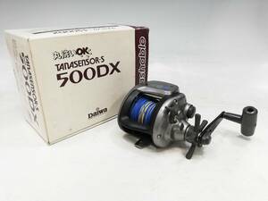 I12-220【動作確認済】Daiwa/ダイワ　船用リール　TANASENSOR-S/タナセンサー 500DX【中古品】