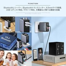 Bluetooth 5.3 トランスミッター レシーバー 内蔵 HD Mircophone オーディオ_画像5