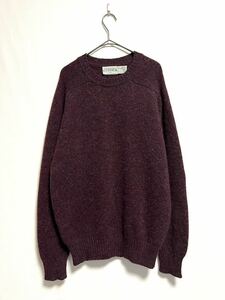 ~1990's made in portugal CLASSICS nap pure wool knit モヘアニット カーディガン sears towncraft