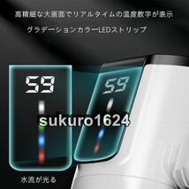 電気蛇口 電気温水ヒーター 3秒加熱 LEDデイ付き 温かいい 電気給湯器 電気温水器 簡単設置 家庭用 電気蛇口 3000W/110V キッチン_画像5