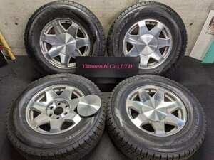 【Ｃ】エスカレード　純正アルミ付きスタッドレス　17×7.5J +31 6穴　PCD139.7 265/65R17　ダンロップ　冬　個人宅は発送不可