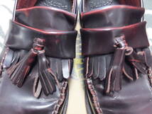 Dr.Martens ADRIAN CHERRY RED ROUGE UK8:ドクターマーチン エイドリアン チェリーレッド/ ローファーシューズ,SKA,MODS,loake,rega,merc_画像4