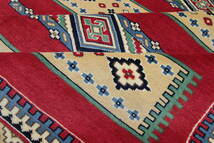 新品　SALE　デパート品質　大判高級カーペット　パキスタン手織り絨毯　リビングラグ　198x241cm　＃137_画像6