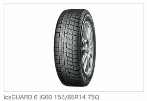 iceGUARD 6 iG60 155/65R14 75Q 4本セット　新品、未使用品　2023年