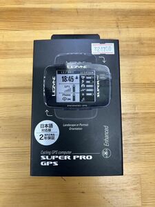 LEZYNE SUPER PRO GPS レザイン サイクルコンピュータ サイコン ブラック　未使用品