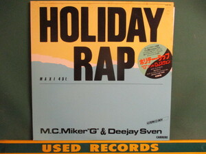 M.C.Miker ''G'' & Deejay Sven ： Holiday Rap 12'' (( Madonna - Holiday 使い ! / 落札5点で送料当方負担