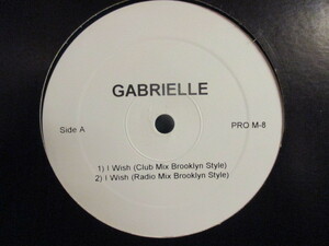 Gabrielle ： I Wish 12'' c/w Des'ree - You Gotta Be Frankie Foncett Mix / Blacksmith Mix (( 落札5点で送料当方負担