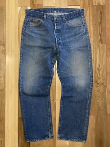 Vintage Levi's 501 US Made 赤耳すぐ後 内股シングルステッチ W35表記リーバイス ビンテージ 検）66 XX BIG E タイプ