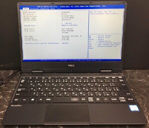 1円～ ■ジャンク NEC VersaPro VKT13/H-5 タイプVH / Core i5 8200Y 1.30GHz / メモリ 8GB / SSD 512GB / 12.5型 / OS無し / BIOS起動可