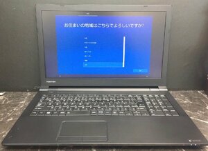 1円～ ■ジャンク dynabook B65/M / 第8世代 / Core i3 8130U 2.20GHz / メモリ 8GB / HDD 500GB / DVD / 15.6型 / OS有り / BIOS起動可