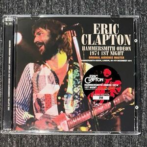 ERIC CLAPTON Hammersmith Odeon 1974 1st Night 