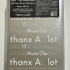 AAA 15th Music Clip Best thanx AAA lot Blu-ray 初回 西島 宇野 日高 與 末吉