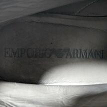 40 EMPORIO ARMANI ダークブラウン レースアップブーツ エンポリオアルマーニ_画像10