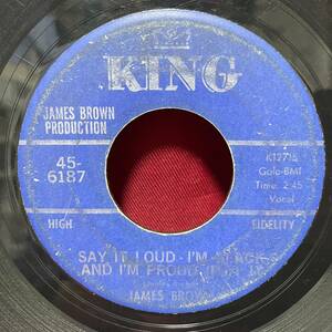 ◆USorg7”s!◆JAMES BROWN◆SAY IT LOUD-I'M BLACK AND I'M PROUD◆