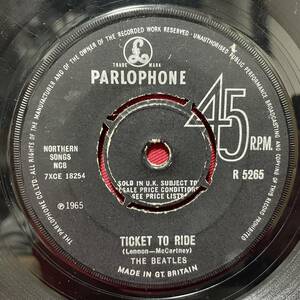 ◆UKorg7”s!◆THE BEATLES◆TICKET TO RIDE◆