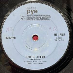 ◆UKorg7”s!◆DONOVAN◆JENNIFER JUNIPER◆