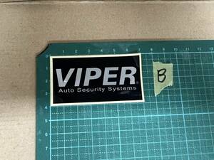 VIPER　バイパー　オートセキュリティシステム　セキュリティ　ステッカー　B