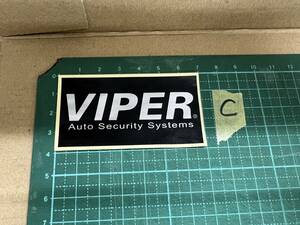 VIPER　バイパー　オートセキュリティシステム　セキュリティ　ステッカー　C