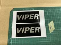 VIPER　バイパー　オートセキュリティシステム　セキュリティ　ステッカー　2セット　A_画像1