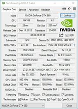 中古グラフィックカード 動作確認済 Vista～Win11 LINUX ★ MSI N660-2GD5 GeForce GTX660 GDDR5 2GB 192bit DVI/HDMI/DP #2091-K_画像4