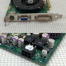 中古グラフィックカード 動作確認済 WinME～Win8 LINUX ★ Leadtek NVIDIA GeForce 6800 GS GDDR3 256MB 256bit VGA/DVI/S-VIDEO #2058-K_画像3