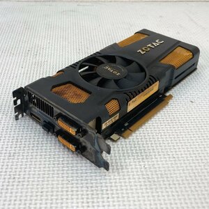 中古グラフィックカード 動作確認済 WinXP～Win10 LINUX ★ ZOTAC GeForce GTX 570 GDDR5 1.2GB 320bit DVI/HDMI/DisplyaPort #2064-K