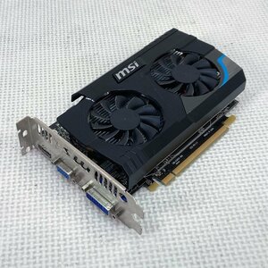 中古グラフィックカード 動作確認済 WinXP～Win10 LINUX ★ MSI Radeon HD 6670 GDDR5 1GB 128bit VGA/DVI/HDMI #2099-K