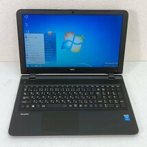 希少OS Windows7 リカバリ内蔵 Office2003付 ★ NEC VersaPro VK17LF-M Core i3-4005U(1.7G/2C) メモリ8GB HDD500GB DVD-RW #1-2589_画像2