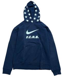 NIKE FCRB F.C.Real Bristol PULL OVER STAR HOODY ナイキ エフシーアールビー スター スウェット パーカー ネイビー M