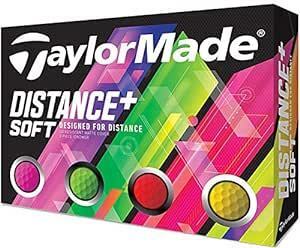 テーラーメイド(TAYLOR MADE) ゴルフボール DISTANCE DISTANCE+SOFT 12P メンズ M71747