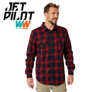 ジェットパイロット JETPILOT 2024 ネルシャツ 送料無料 JP フランネルシャツ JPW50 ワークウェア レッド L