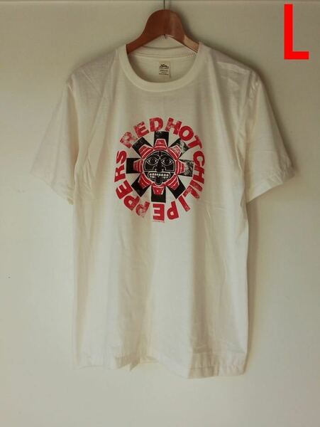 レッチリ RED HOT CHILI PEPPERS ロゴ バンドTシャツ(Ｌ)ザ13