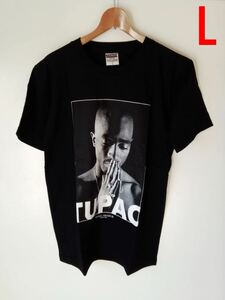 2PAC TUPAC 2PAC 祈り HIP-HOP バンドTシャツ(Ｌ)タ16