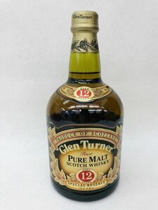 グレンターナー 12年 ピュアモルト スコッチ GLEN TURNER 700ml 未開栓 M7