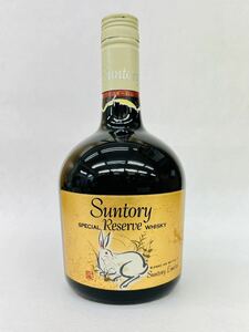 サントリー スペシャル リザーブ ウイスキー 干支ラベル 卵歳 うさぎ SUNTORY SPECIAL RESERVE WHISKY 760ml 未開栓 M7